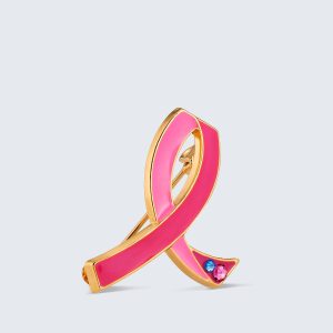 Pink Ribbon Gift Pin